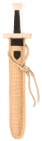 Schwertset lang, Jute dunkelbraun Schwertset lang, Jute dunkelbraun
