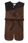 Knight's tunic leather, darkbrown