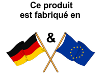 Guarantie: Nos produits sont fabriqus en Allemagne et EU
