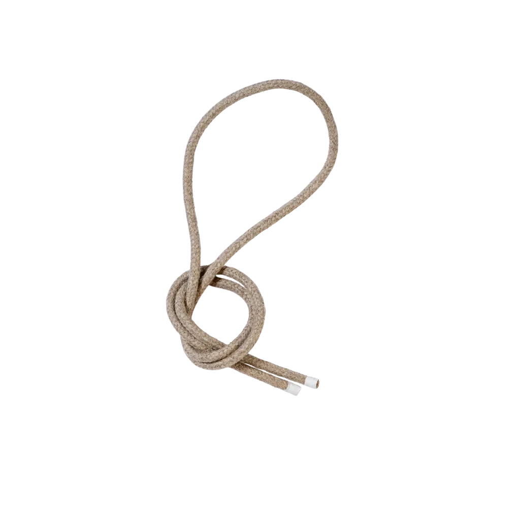 [A03] Natural hemp rope, 8-strand braided, length 112 cm, for sword sets