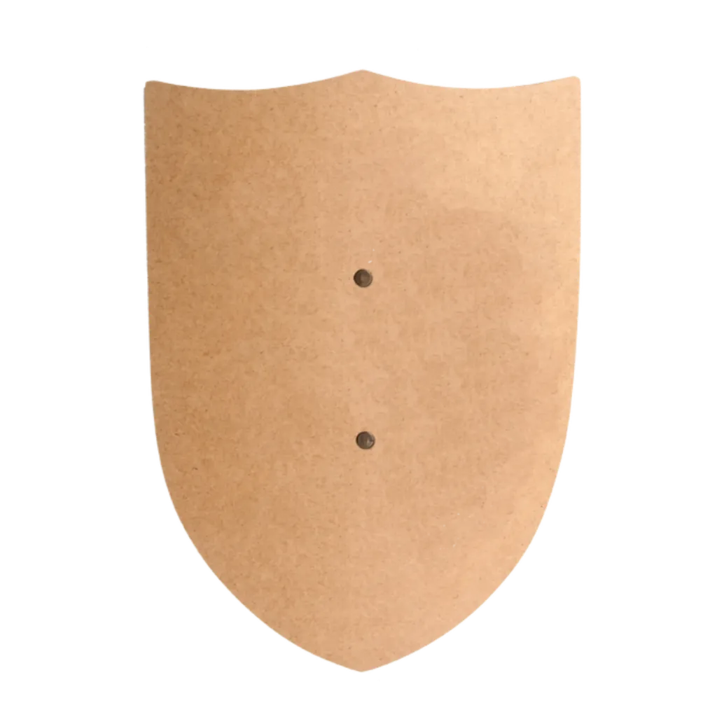 Schild zum Selber-bemalen, Sperrholz natur, gebogen, 6 mm