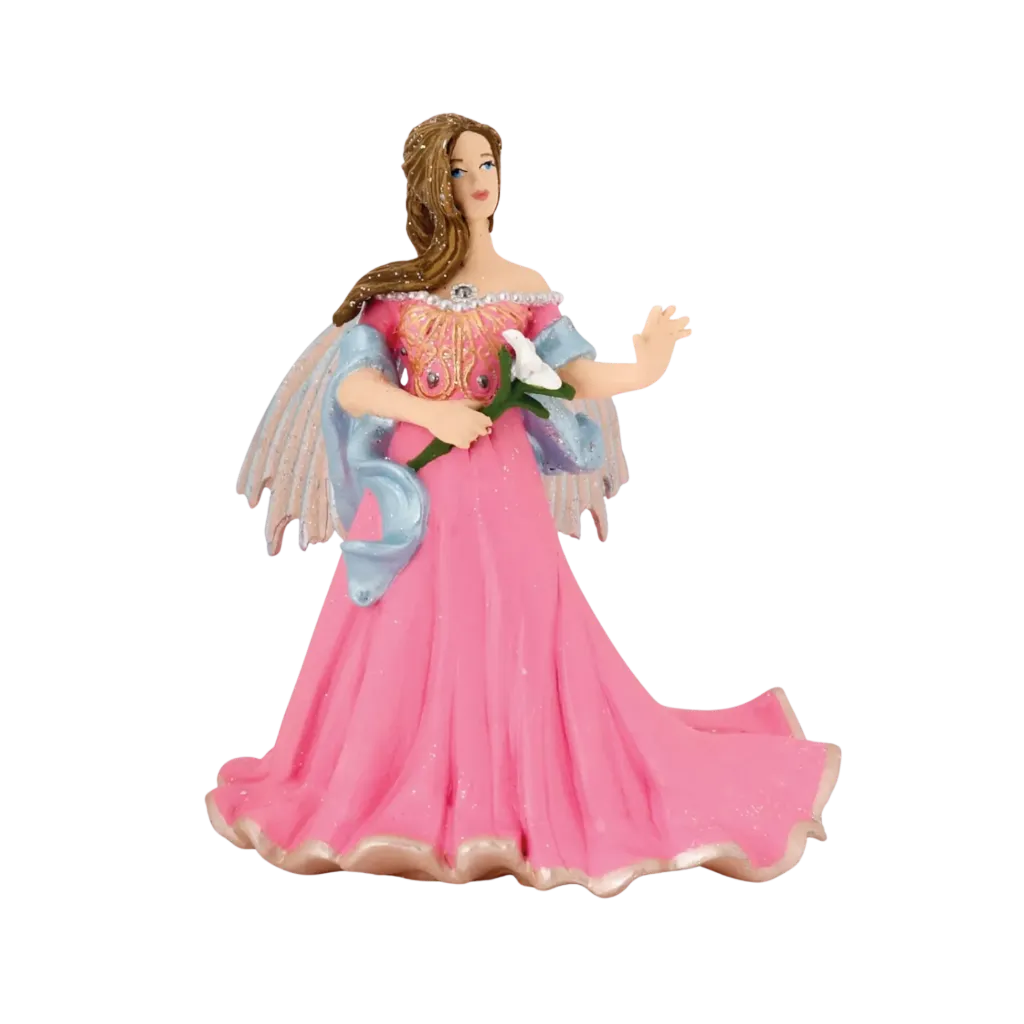 Elfe rosa mit Lilie