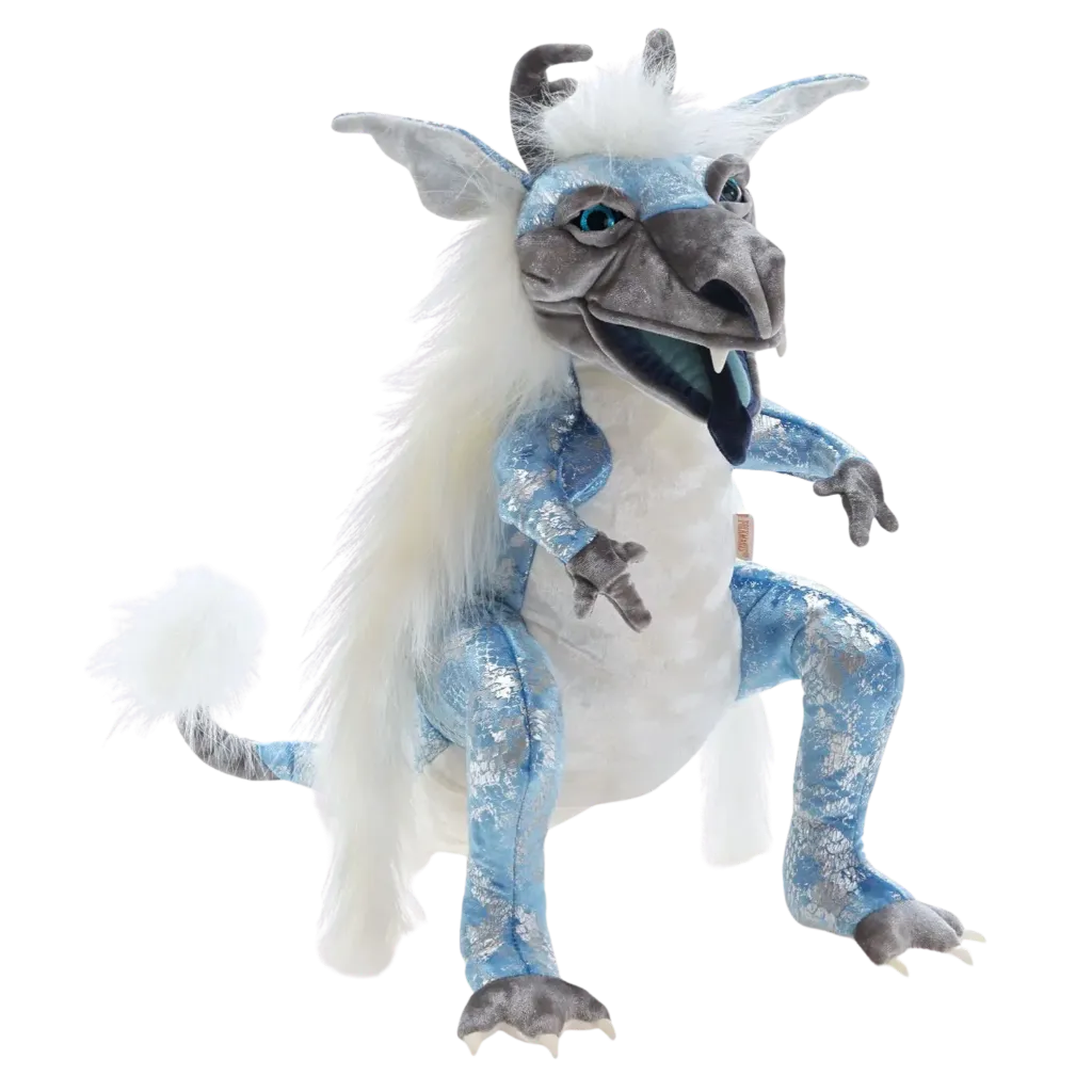 Marionnette à main Dragon de glace