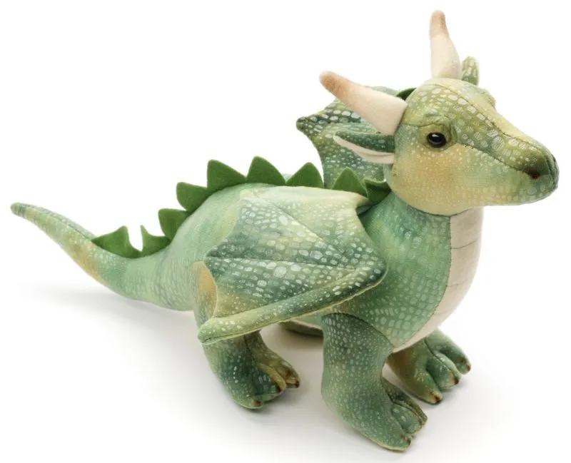 Drache grün 32 cm