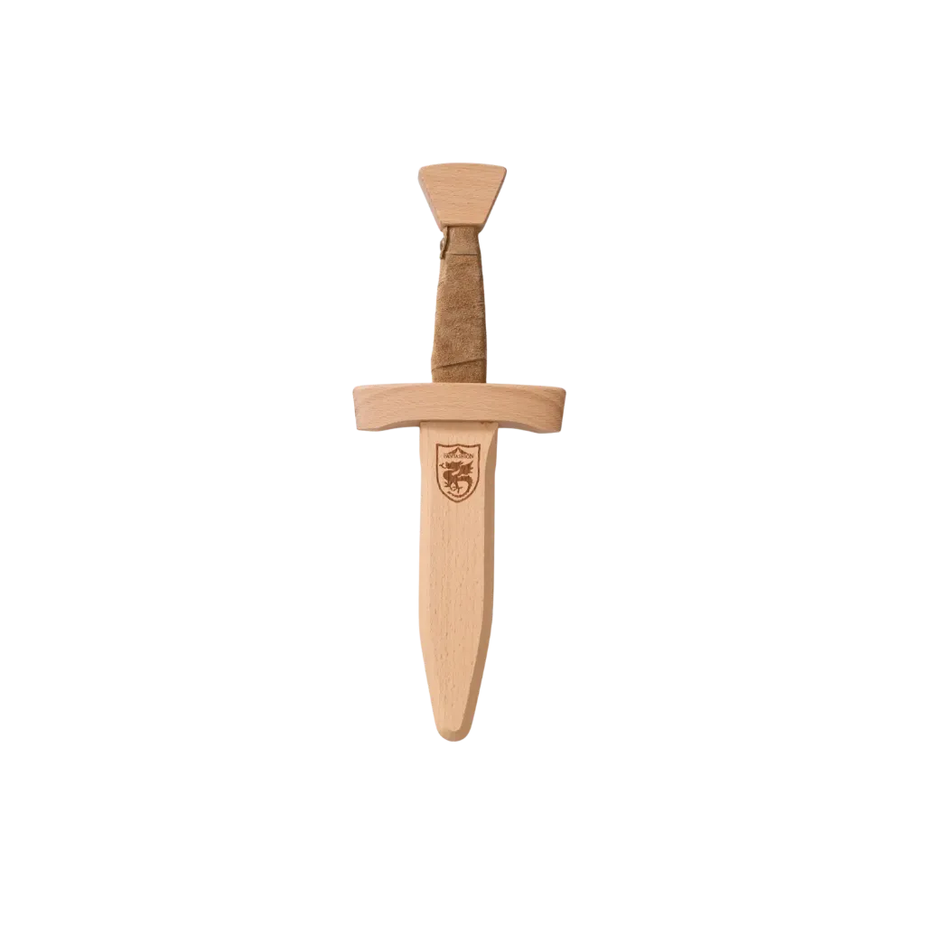 Dagger, light brown leather handle